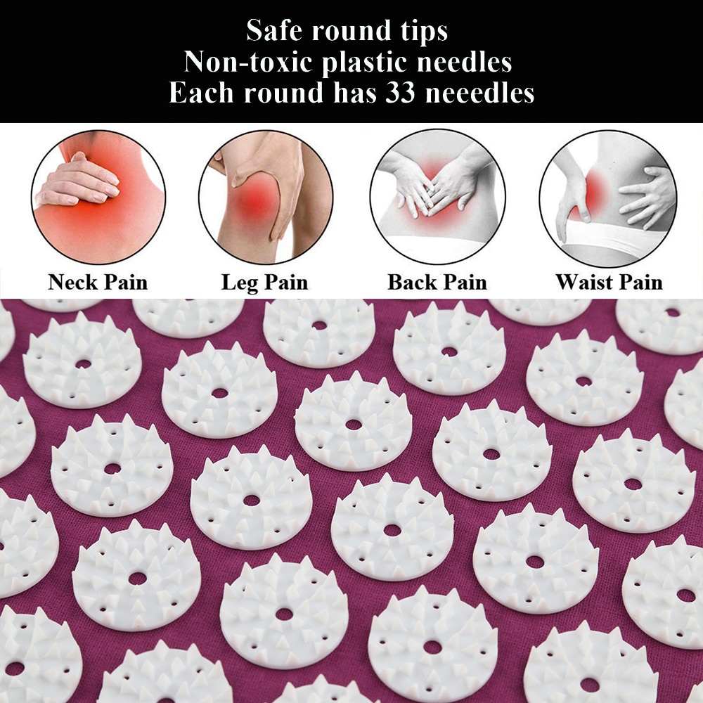 Yoga-Acupressure-Mat-Neck-Back-Foot-Massager-Pain-Stress-Relief-Massage-Cushion-Pad-3